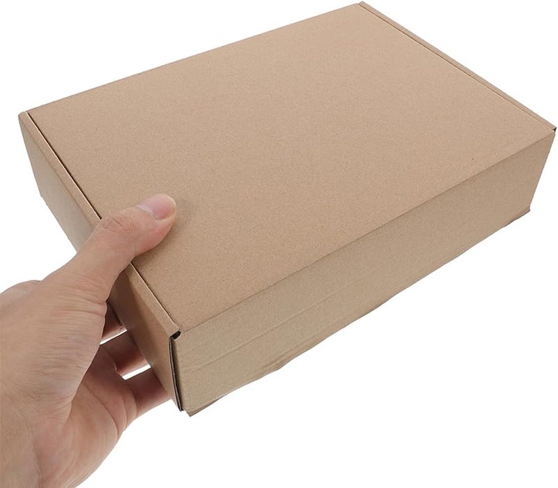 Homoyoyo 10 Pack Brown Kraft Corrugated Cardboard Mailer Boxes Easy Assembly For Business Shipping - Image 4